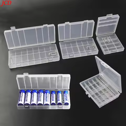 4/6/8/10 Grid AA AAA Plastic Battery Holder Case Organizer Container Batteries Storage Box Holder Ha