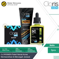 Clorismen Acne Series Men's Skincare Package: Acne & Acne Scar Removal Treatment Skincare Set