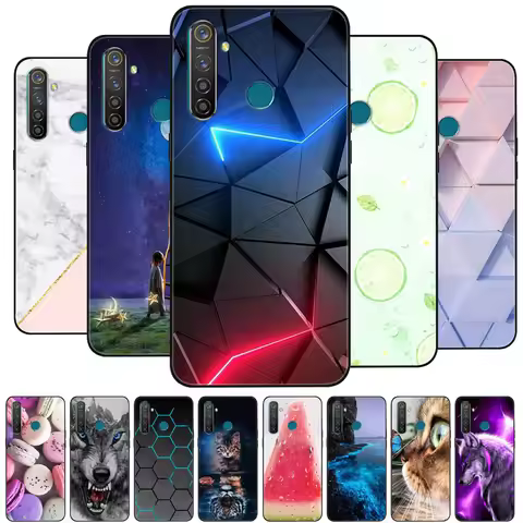 For Oppo Realme 5 Pro Case Silicon Back Cover Phone Case for Oppo Realme 5i 5S 5 Pro Cases Realme5 P