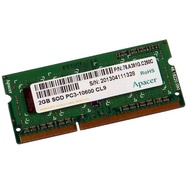 Apacer Ram 2GB DDR3-1333 PC3-10600S 1333MHz