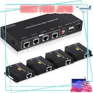 HDMI 4 Splitter Extender EX714 50M Extension Splitter Extender LAN RJ45 Extender 1080P CAT6 CAT7 Com