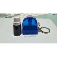 DIGI NEON W/ free ink personalized customized self inking stamp free name/signature layout