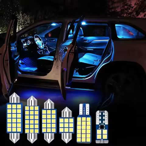 For Seat Leon 2 3 MK2 MK3 1P 5F FR 5F1 5F5 5F8 Car LED Bulbs Interior Dome Lamps Glove Box License P