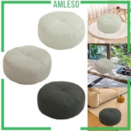 [Amleso] Round Floor Pillow, Seating Cushion ,Premium Meditation Cushion Meditation Floor