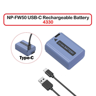 SmallRig NP-FW50 USB-C Rechargeable Camera Battery for Sony ZV-E10 / A6500 / A6400/ A6000 / A7sII / 