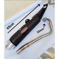 Exhaust Pipe Standard Cutting R150 Y15ZR LC 135 FZ150 Exhaust Original TRIPLE X