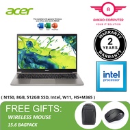 Acer Aspire Lite 15 AL15-33P-C84X 15.6" FHD Laptop Natural Titanium ( N150, 8GB, 512GB SSD, Intel, W