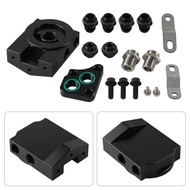 Oil Filter Sandwich Relocation Adapter Aluminum Oil Cooler Plate Kit For Toyota Lexus V8 Engine UZ 1