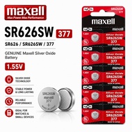 SR626SW (377) GENUINE Maxell Silver Oxide Battery 1.55V (SR626/SR626SW/377)