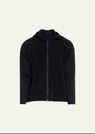 HOMME PLISSE ISSEY MIYAKE  三宅一生 黑色 連帽外套 JL106