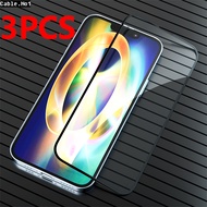 3PCS 10D ฟิล์มกระจก iPhone 15 11 ProMax 14 13 12 Pro Max X XR XS Max 6 7 8 Plus SE 2020 2022 9H ความแข็ง HD ฟิล์มป้องกันสำหรับหน้าจอโทรศัพท์