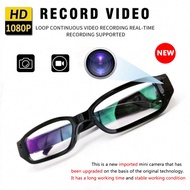【Fast delivery】HD 1080P Glasses Hidden Camera Built-in Battery With USB Charging Mini Camera