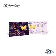 MJ Jewellery 5G Gold Collection 375/9K Butterfly Series Gold Bar F29 (0.25g)