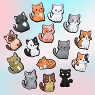 Cat Series Jibbitz for Crocs New Crocs Accessories PVC Soft Glue DIY Detachable Shoe Buckle Shoe Flo