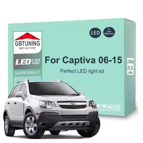 12Pcs Canbus LED Interior Light For Chevrolet Chevy Captiva 2006 2007 2008 2009 2010 2011 2012 2013 