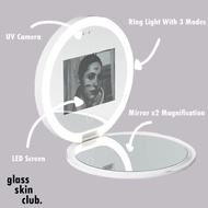 #glassskinclub Sunscreen UV Camera & Compact Lighted Mirror