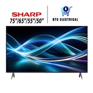 Sharp 50" / 55 " / 65" / 75" AQUOS 4K UHD Google TV 4TC75HJ6000X / 4TC65HJ6000X / 4TC55HJ6000X / 4TC