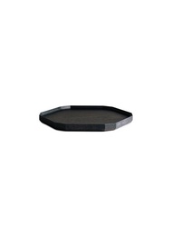 POJ STUDIO TSUM HEXAGON TRAY — BLACK