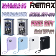 REMAX Powerbank PD20W Fast Charging Portable Charger Power Bank 22.5W 10000mAh Transparent RPP-570 | RPP-579
