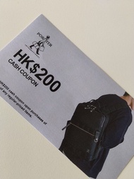 PORTER INTERNATIONAL 優惠券  $200  Cash coupon  現金優惠券 買滿 $1000 減  $200 長到期日至 31/3/2027 購買 手袋 銀包 斜孭袋  背囊