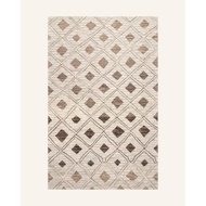 [READYSTOCK] Arvin Olano Coco Trellis Wool Rug | Beige (5′ x 8′ | 150cm × 240 cm