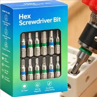 [Fast Shipping] 1/3/5PCS - Magnet Hex Screwdriver Bit S2 Steel Hexagonal Short Batch Head H2 H2.5 H3
