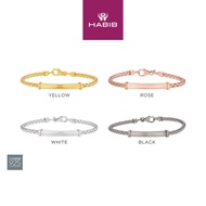 HABIB 925 Silver Bangle CJ-2-SCH TR3 TB
