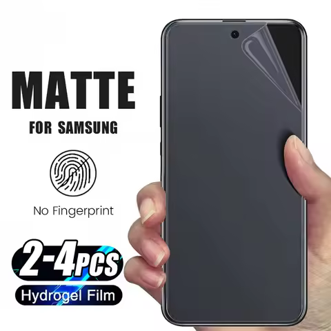 2-4Pcs Matte Hydrogel Film For Samsung Galaxy A71 A51 A31 A21S A11 A50 A30 A20 Screen Protector For 