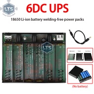 Aideepen | 5V 9V 12V Output Power Bank Box for Cellphone Power Storage Case Tablet Modem 6 x 18650 B