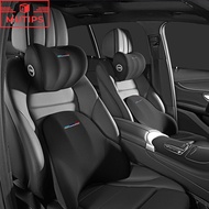 BMW Performance Car Seat Headrest Pillow Waist Cushion Lumbar Support For G30 G20 F10 E46 F30 E39 E6