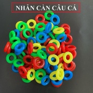 (Combo of 5) Multicolored silicone rings - Anti-slip, hunting rod rings, fishing rings, fishing ring