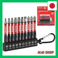 EZARC Driver Bit Set, Diamond Coating, Precision Screwdriver, Shockproof, Anti-Slip, Magnetic Adsorp