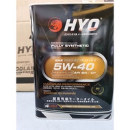 hyo engine oil 5w40 fully synthentic 4l