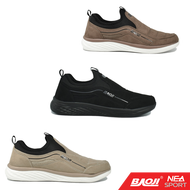 [ลิขสิทธิ์แท้] Baoji 434 Causal Lite Slip-on รองเท้า บาโอจิ แท้ ผู้ชาย