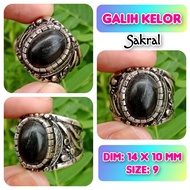 Agate ring, old school ring, sacred.28