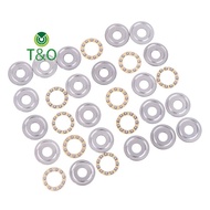 [T&O-t] 10Sets Thrust Ball Bearing F8-22M 7 F8 22m Inner Diameter 8mm Plane Planar Miniature Axial B