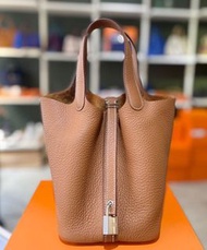 Hermes Picotin 18 gold phw