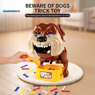(CFGY) Family Party Game Bulldog Toy Beware of the Dog Game Fun Family Party Card Game for Kids and 