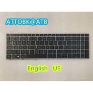 English/french Laptop Keyboard For Hp Zbook Fury 17 G7 G8 Backlit Recommended Item