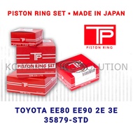 TP Piston Ring Set (Size 35879-STD) Toyota EE80 EE90 2E 3E