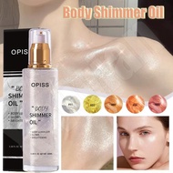 Body Shimmer Oil Glow Body Oil 100ml Liquid Illuminator Body Highlighter Long Lasting Body Makeup Oi