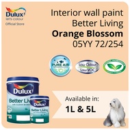 Dulux Interior Wall Paint - Orange Blossom (05YY 72/254) (Better Living) - 1L / 5L