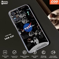 HP Samsung A51 Case Samsung A51 Motif Nasa - Clear Case - Softcase ThickBENING - Casing Premium HDhp