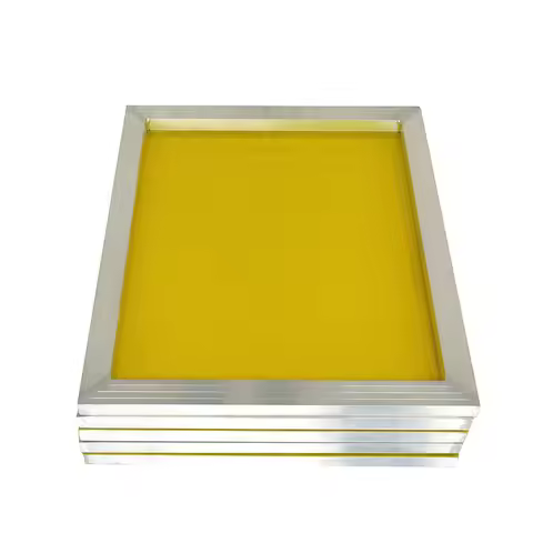 1Pc Stable Silk Screen Printing Aluminum Frame 27x39cm With 120T 300 TPI Mesh Yellow for Making Sten