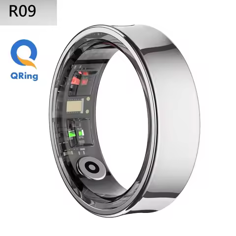 R09 Rings Women's Men Couple Health Monitor Steps Qring APP Smartring Electronics Devices Waterproof