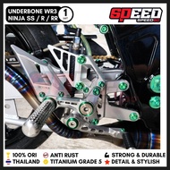 KAWASAKI WR3 Underbone Cover Bolt Ninja S SS R RRkawasaki Grade 5 Titanium Bolt Probolt Thailand Kin