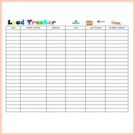 ◙ ◭ ❃ A5 TRACKER (LOAD & GCASH) 80sheet