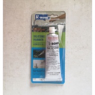 Hi-Bond 75g (White / Clear) Silicone RTV Sealant Adhesive Rubber Sealing Bonding Caulking Insulating