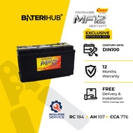 [Installation Provided] Bateri Kereta DIN100L Century MF12 | Car Battery Benz BMW Audi BateriHub
