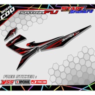 SUZUKI VARIATION STRIPING SATRIA FU 150SUZUKI SATRIA FU 150 MOTORCYCLE STICKER LIST/